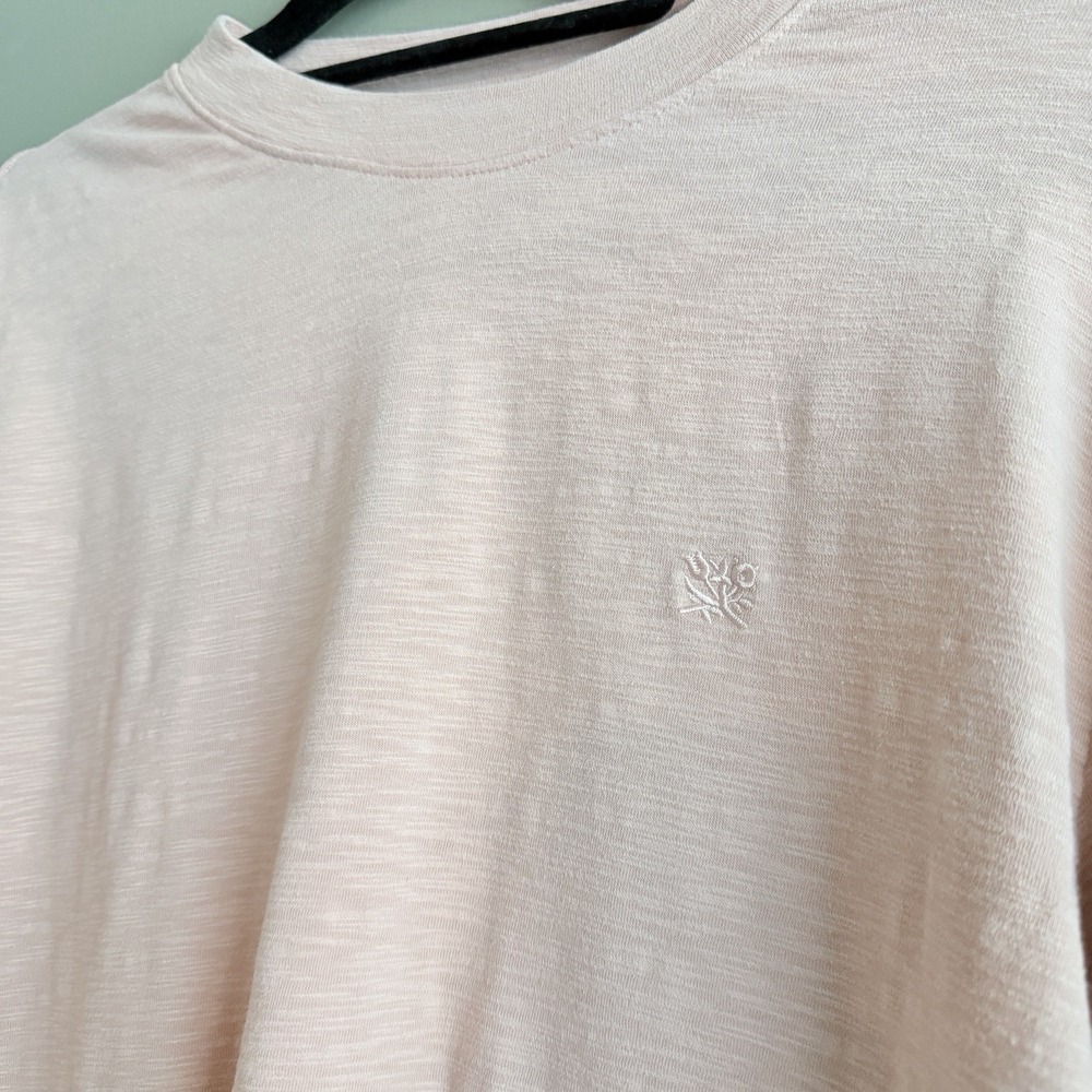 Aimé Leon Dore Light Pink Long Sleeve Logo Tee Shirt‎ Size S Made in Vietnam - Picture 3 of 11